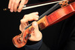 Violin player close up Violin player close up