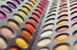 Professional shades for a make-up of eyes