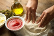 preparazione pizza