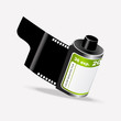 Vector Roll of Camera Film
