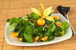 Fresh and healthy watercress and physalis salad Fresh and healthy watercress and physalis salad