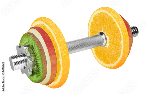 Photo: Fruit dumbbell Fruit dumbbell