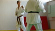 Martial Arts sport training in gym