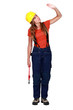 Woman with wrench