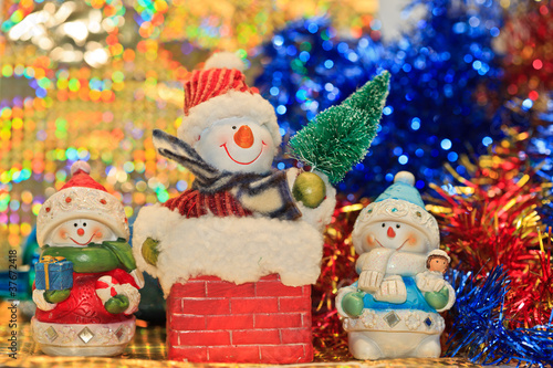 Photo: happy christmas snowman happy christmas snowman