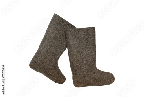 Photo: Russian felt boots Russian felt boots