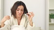 Young woman having a bad hair day