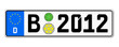 Autokennzeichen 2012 Berlin