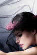 beauty under veil