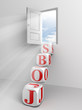 jobs concept door jobs concept door
