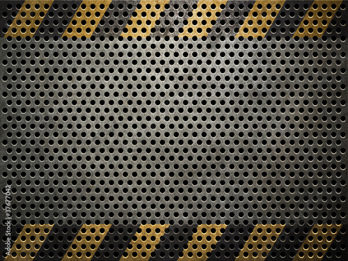 Illustration: Texture of metal plate Texture of metal plate