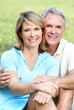 Happy elderly couple.