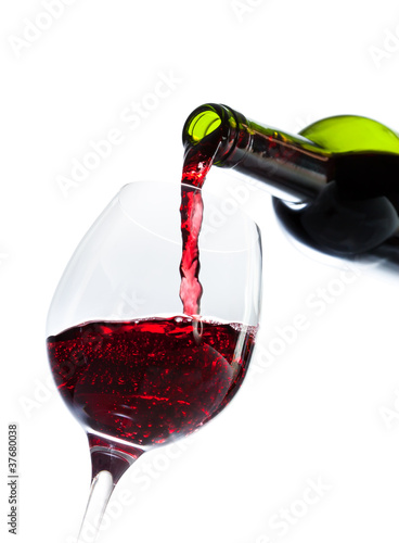 Foto: vin rouge bouteille vin rouge bouteille