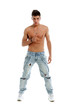 Foto: Sexy naked young man posing in studio Sexy naked young man posing in studio
