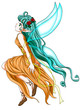 Fantasy illustration of a pixie