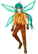 Fantasy illustration of a pixie