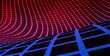 3D-Raster Hintergrund Blau Rot