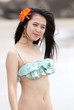 beautiful girl on the beach