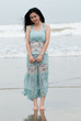 beautiful girl on the beach