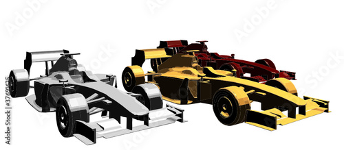 Vector: Golden Silver Bronze Race Car Vector 11 Golden Silver Bronze Race Car Vector 11