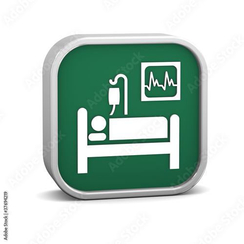 Illustration: Intensive Care sign Intensive Care sign