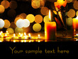 Lighting candles
