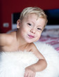 The little boy