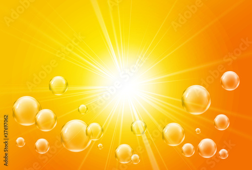 Illustration: Bright sunshine Bright sunshine