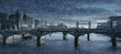 London winter scene