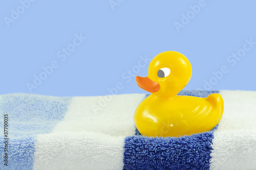 Foto: Handtuch mit Ente Handtuch mit Ente