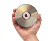Mano che tiene dvd