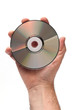 Mano che impugna cd