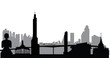 skyline bangkok thailand