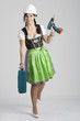 Foto: weiblicher Monteur weiblicher Monteur