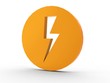 3d Icon Blitz orange