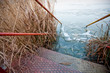 Frozen lake
