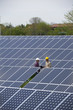 Photo: Technicians at Solar Power Station Technicians at Solar Power Station