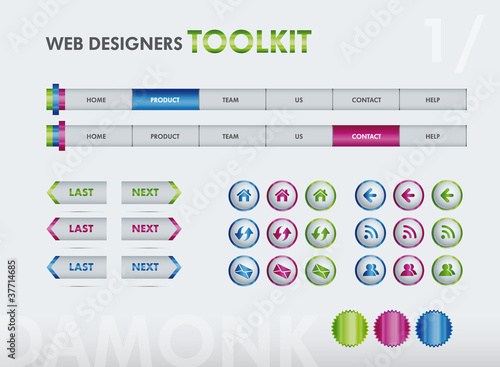Vector: Web toolkit /1 Web toolkit /1