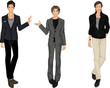 three vector men