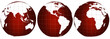 3D world map scenes