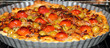 Hot pizza in the oven
