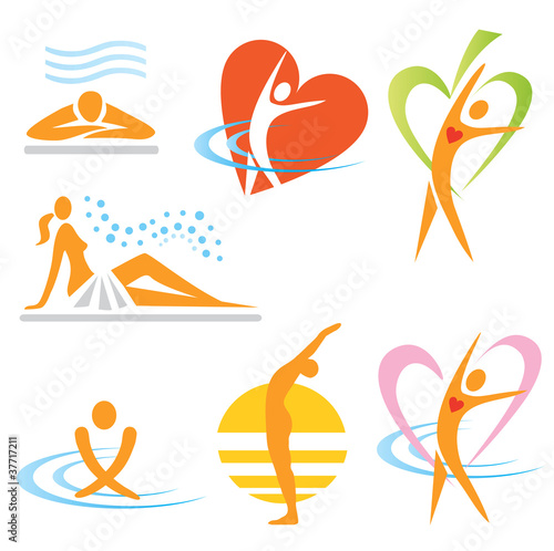 Vektor: Health_spa_sauna_icons Health_spa_sauna_icons