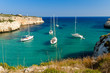 Foto: Boote in der Bucht von Cala Magraner, Mallorca Boote in der Bucht von Cala Magraner, Mallorca