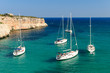 Foto: Boote in der Bucht von Cala Magraner, Mallorca Boote in der Bucht von Cala Magraner, Mallorca