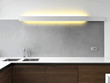 cucina moderna con primo piano del lavello di accaio