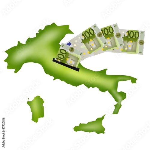 Illustration: salvadanaio italia salvadanaio italia