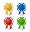Colored rosettes