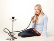 Foto: Waterpipe with beauty Waterpipe with beauty