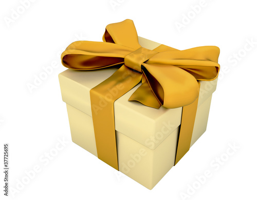 Illustration: Gift box isolated Gift box isolated