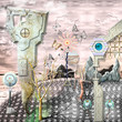 BRUGHIERA FANTASY CON TORRE,ARCO E FARFALLE